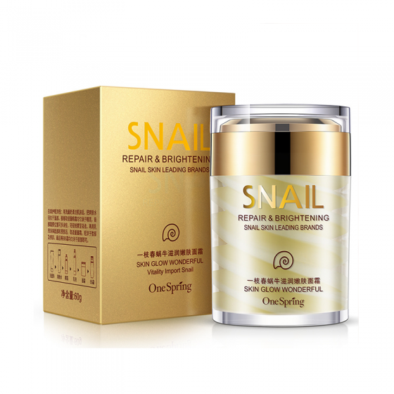 Beauty Product Snail Extract Smoothing Brightening Deeply Repairing Gel Face Essence Cream